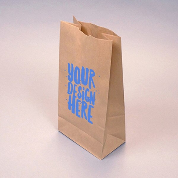Custom-Printed Natural Kraft 12-lb